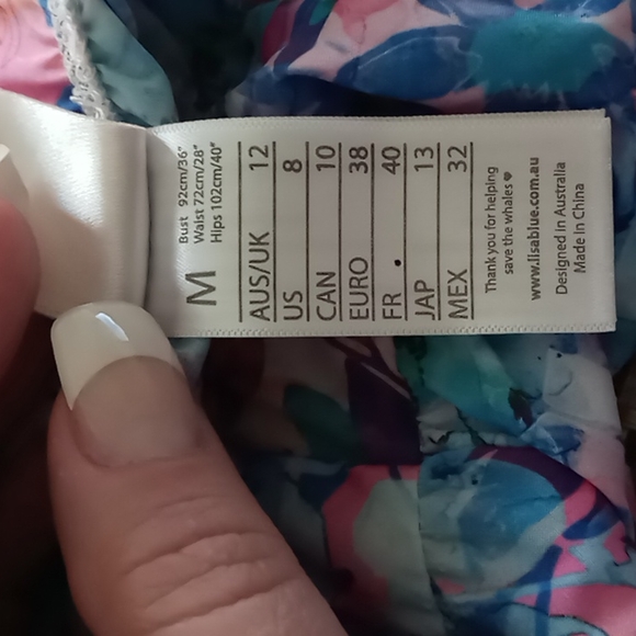 Mermaid Ruffled Swimsuit Bottoms by Lisa Blue Sz Med - Picture 7 of 10